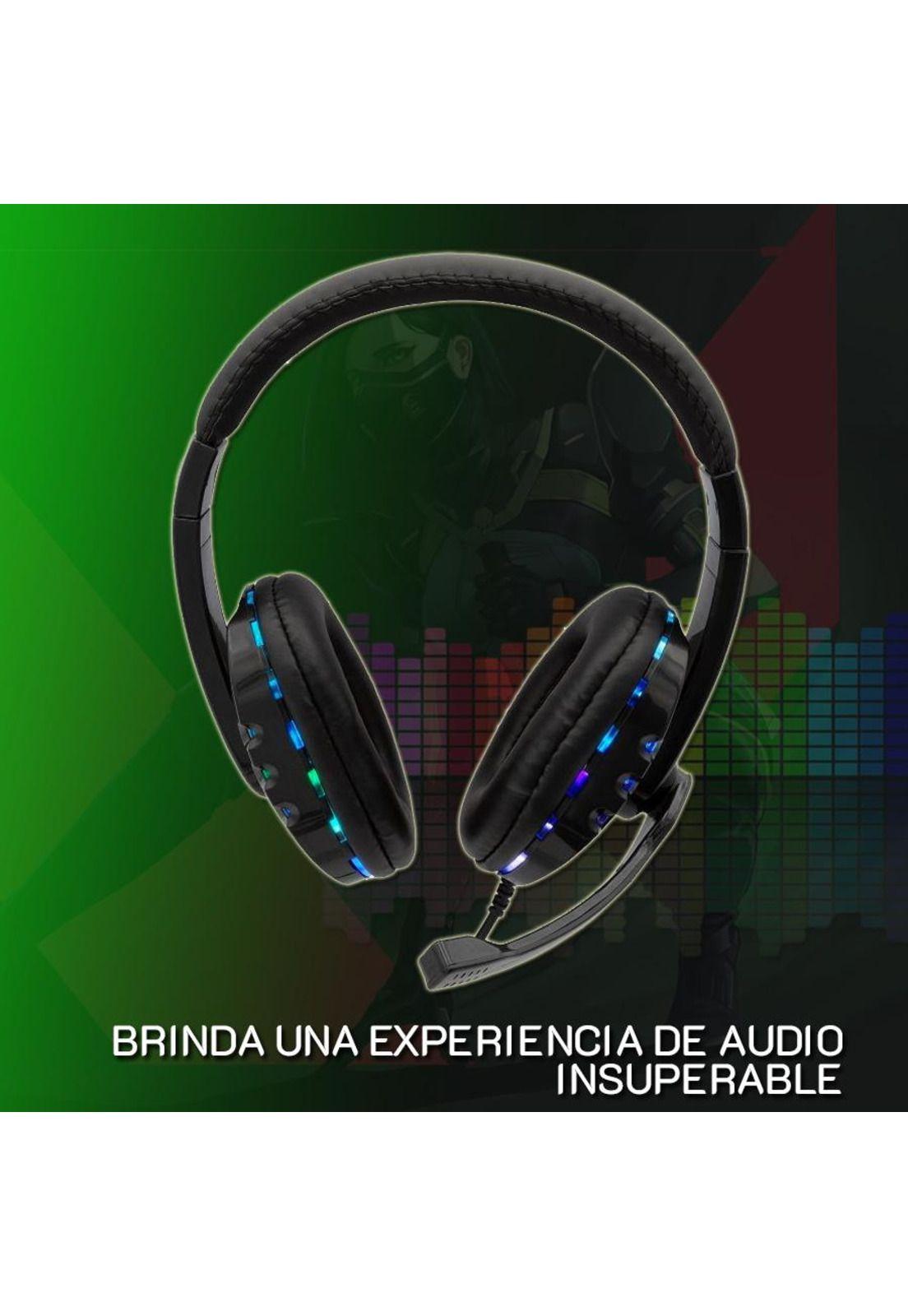 Audífonos Monster Gamer Bogey Games RGB Over-Ear-5