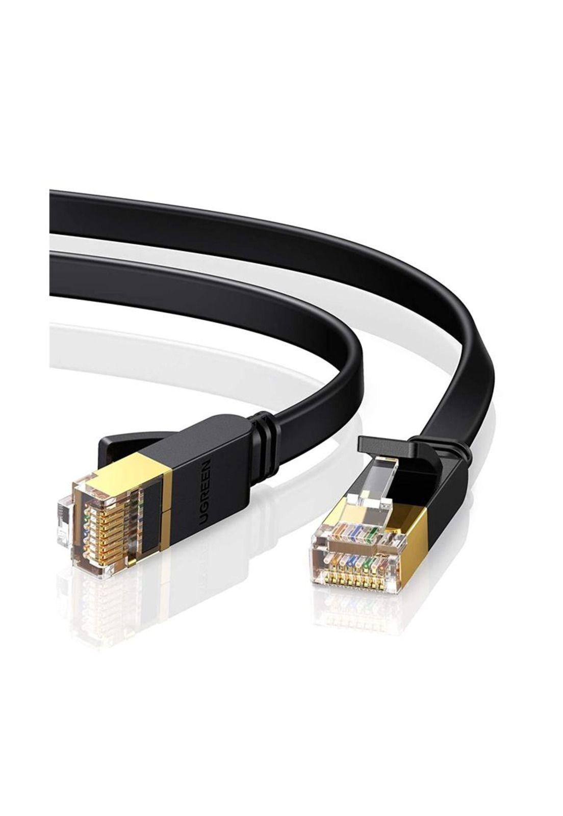 Cable De Red UTP 7 Blindado 3 Metros Tipo Flat HP-1