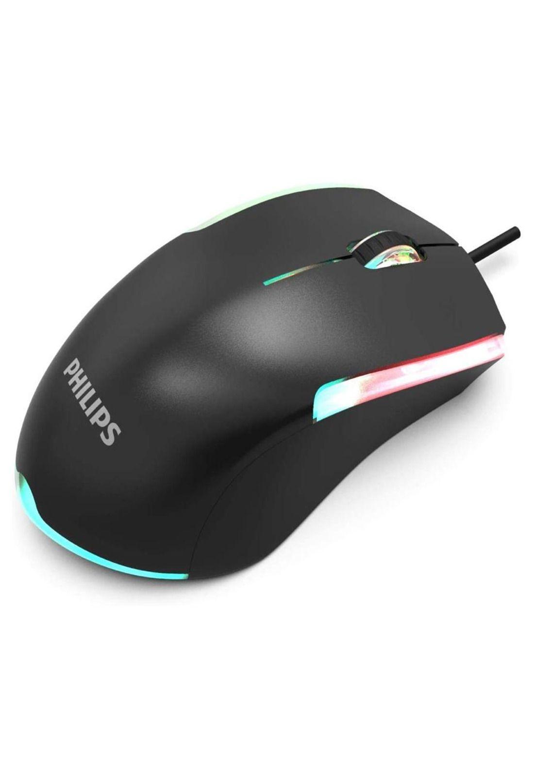 Mouse Gamer Philips SPK9314B G314 RGB 3 Botones 3600 Dpi-0