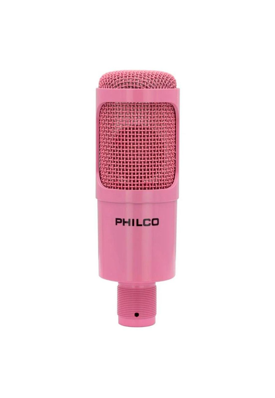 Micrófono Condensador para Streaming Philco USB Cuerpo Metálico-2