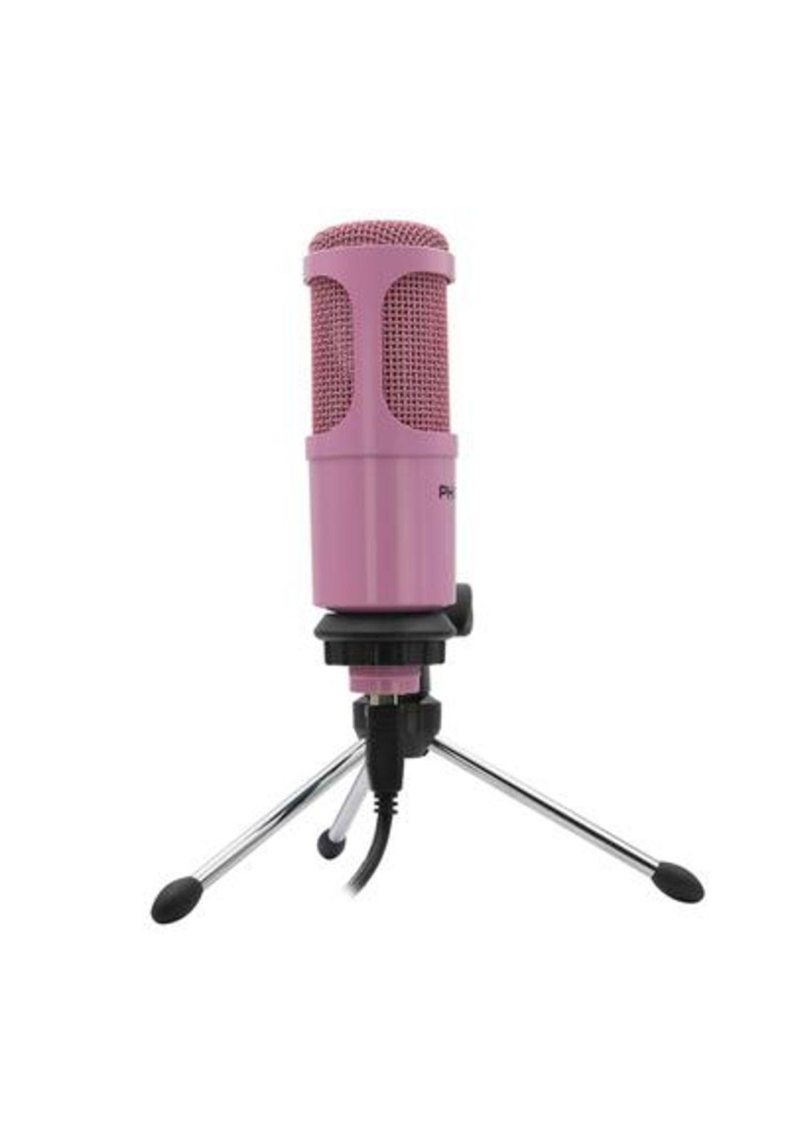 Micrófono Condensador para Streaming Philco USB Cuerpo Metálico-5