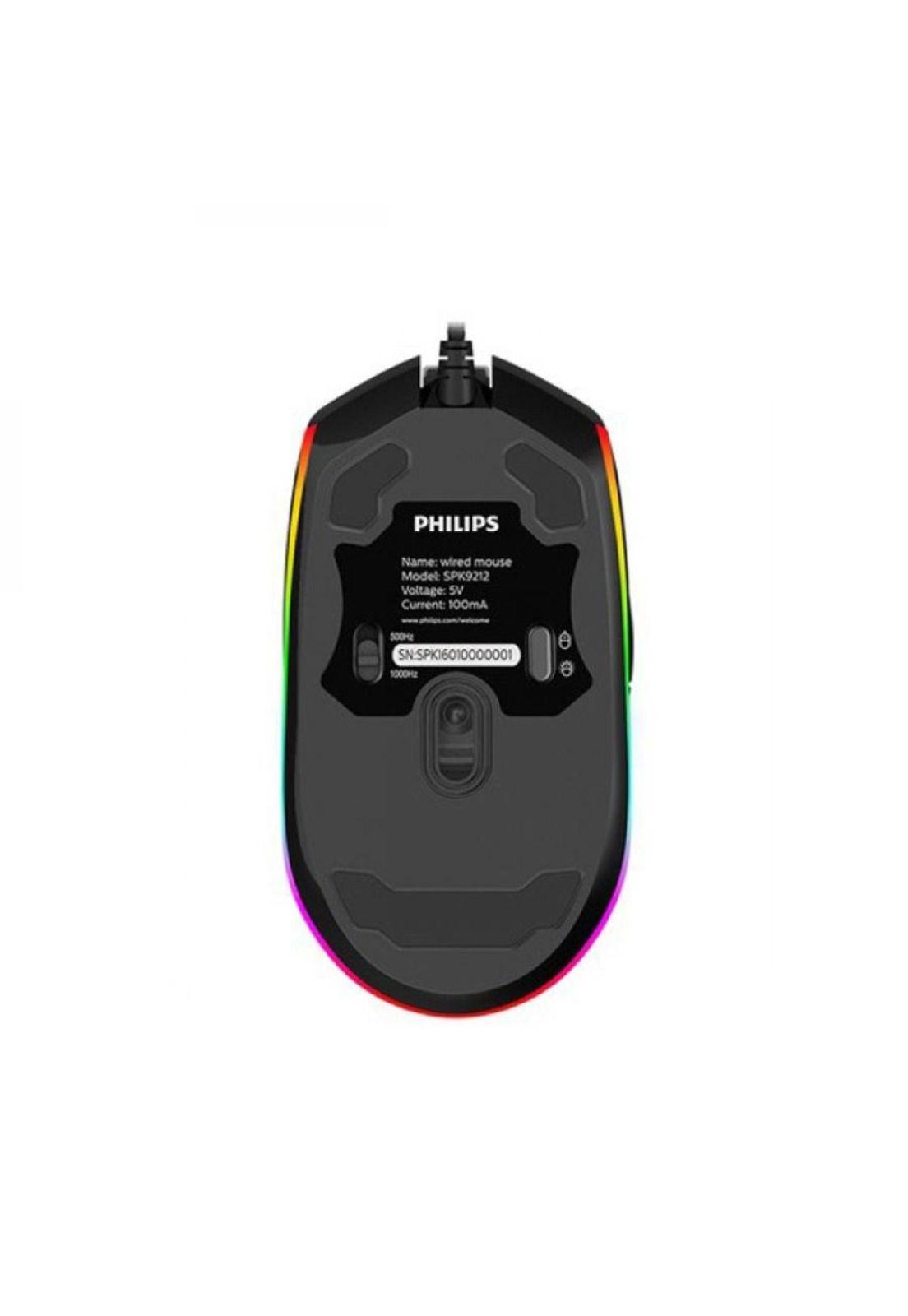 Mouse Gamer Philips SPK9212 8 Botones DPI 6400-2