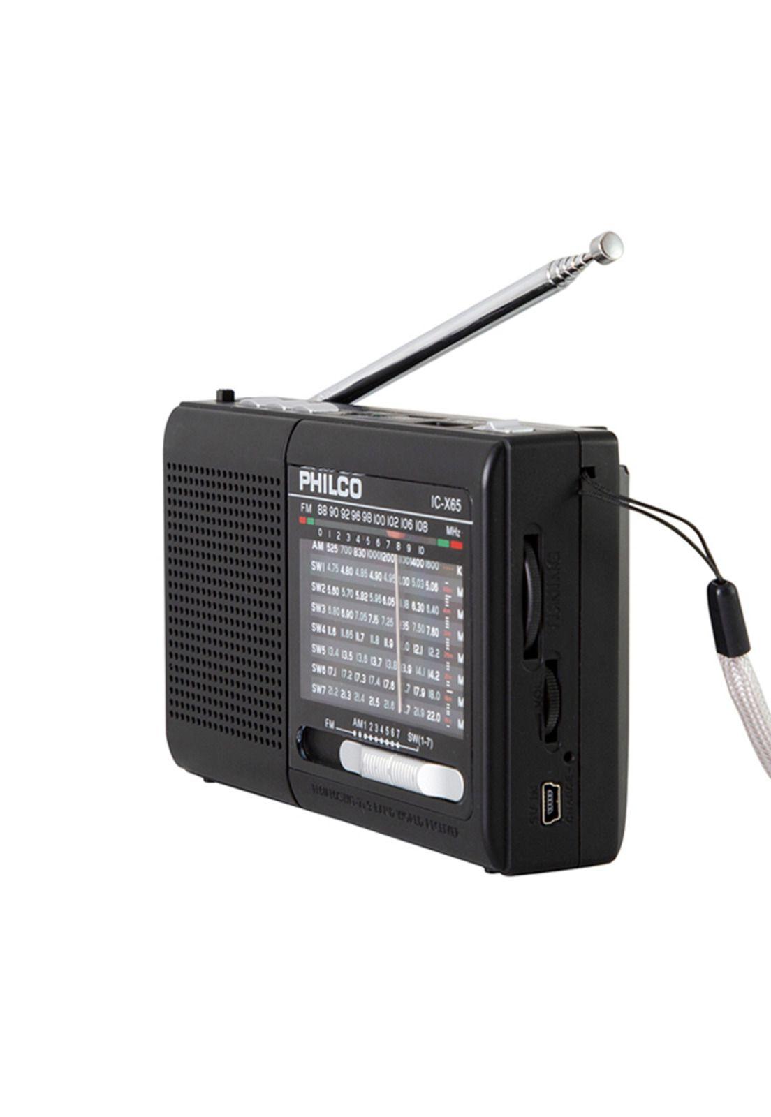 Radio Multibanda ICX65 Philco Led Bluetooth USB-1
