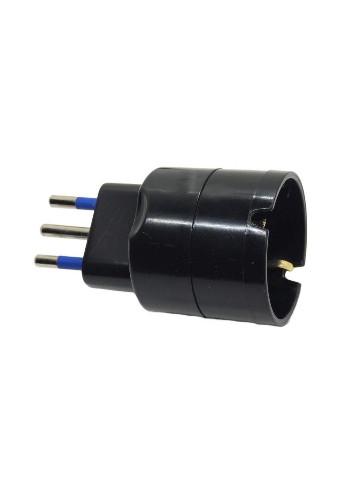 Enchufe Adaptador Schuko Negro 1500w Philco-0