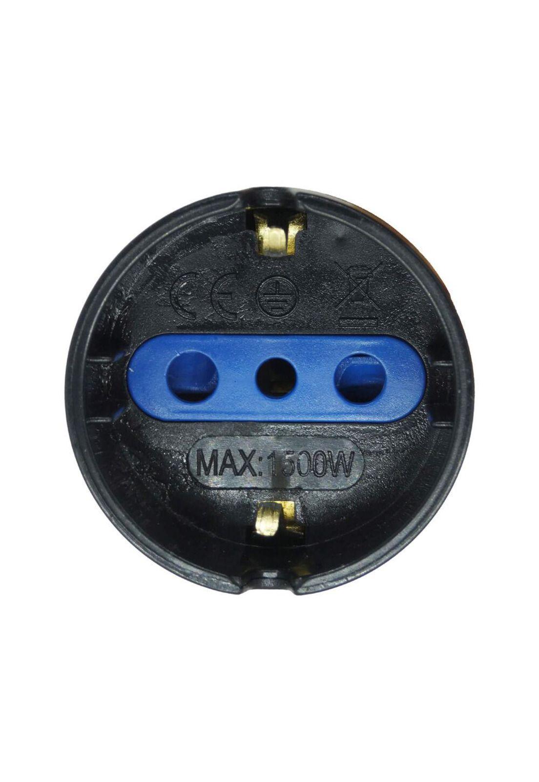 Enchufe Adaptador Schuko Negro 1500w Philco-2