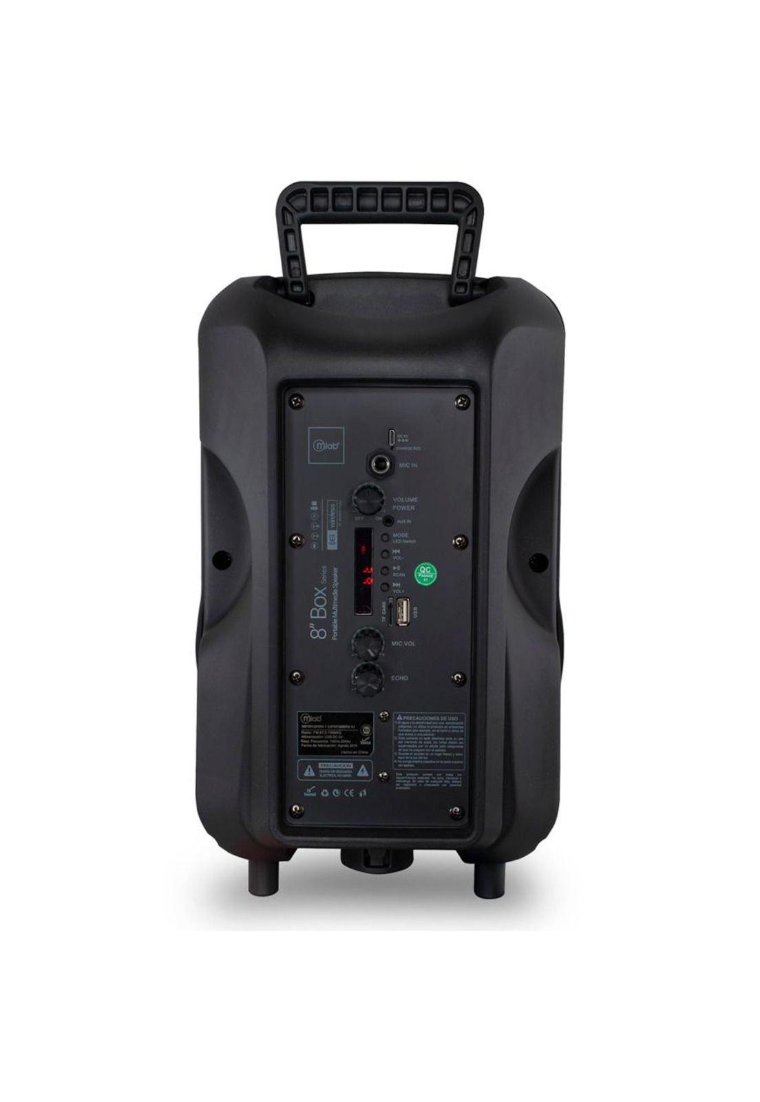 Parlante Mlab City Song 8711 Bluetooth Karaoke Naranja-1