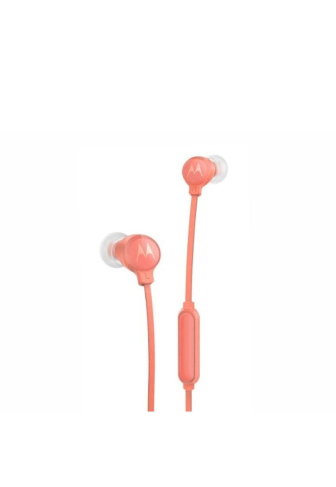 Earbuds3-S Audífonos Motorola M/Libres Peach-1