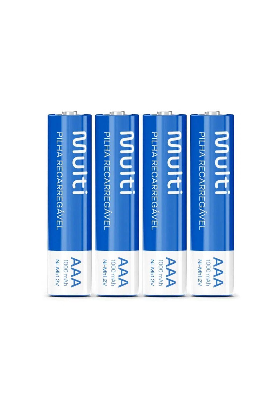Pilas AAA 4 Unidades Recargables (1000 mAh)-1