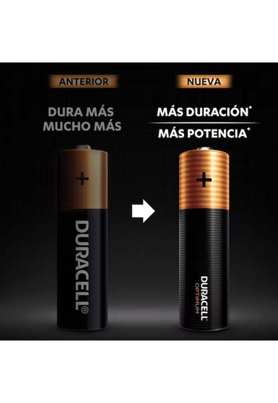 Pilas Duracell Optimun Aa X4 Unidades Fx-2