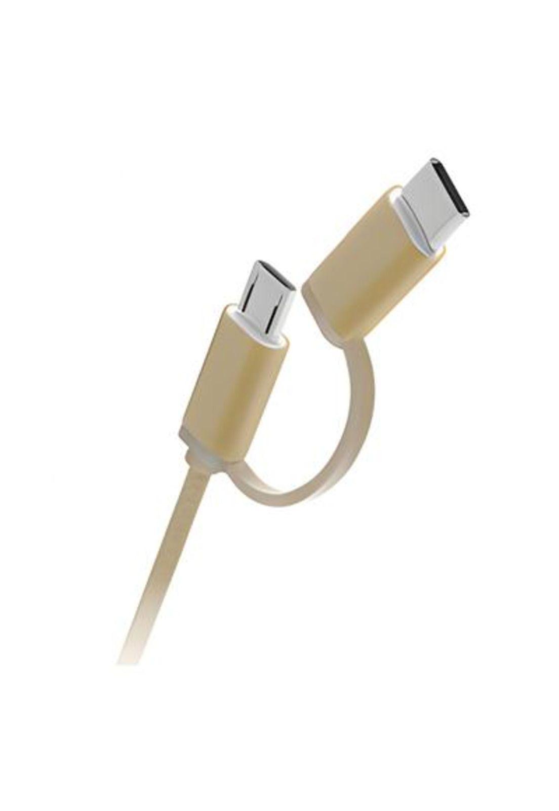 Cable Philco Usb A Tipo-C + Micro Usb 1.2M-0