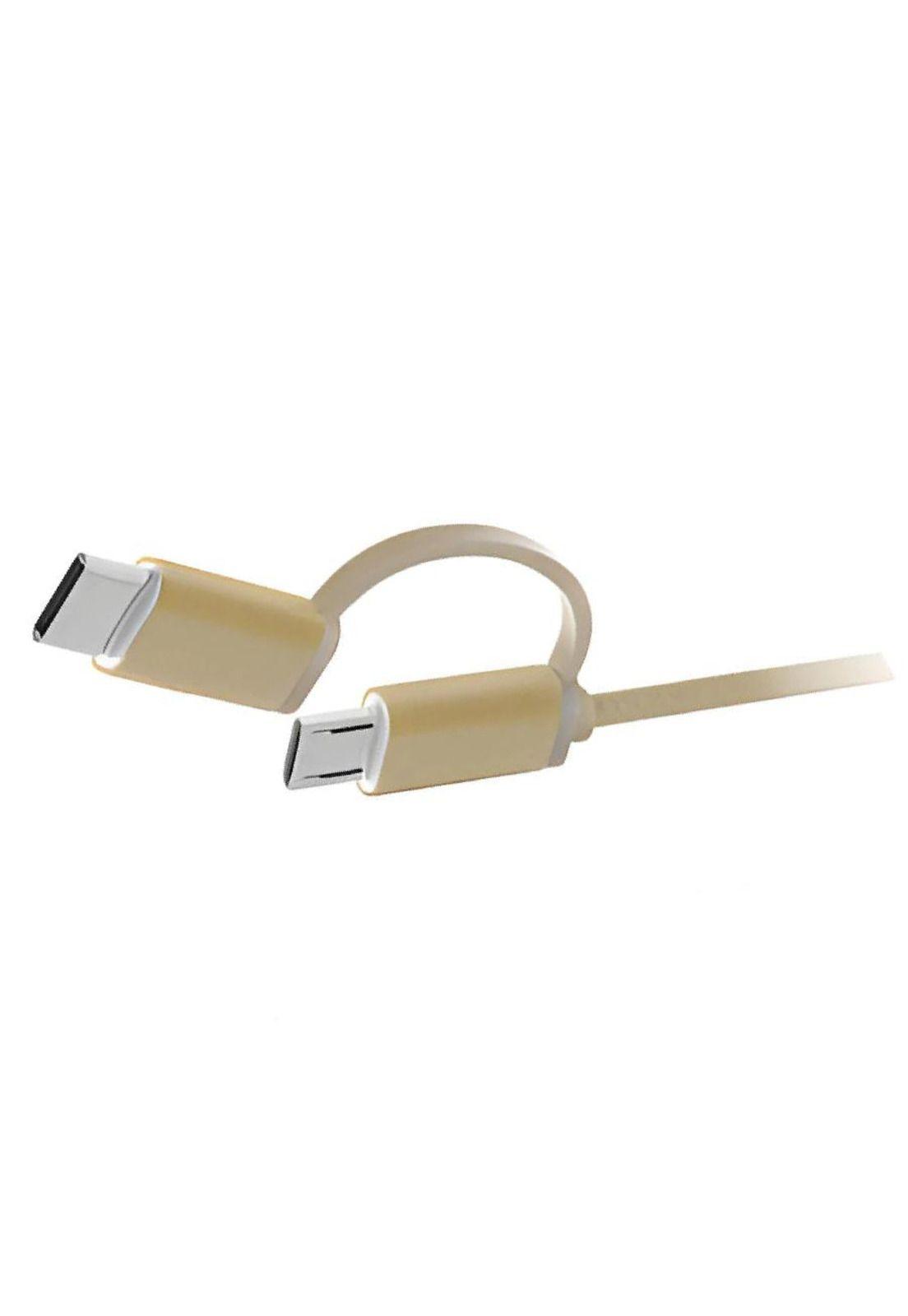 Cable Philco Usb A Tipo-C + Micro Usb 1.2M-2