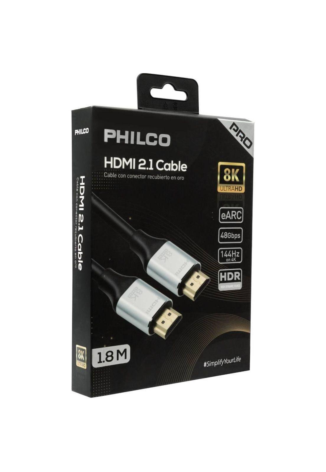 Cable HDMI Philco 8K 1.8 Metros 60Hz 4K 144Hz-3