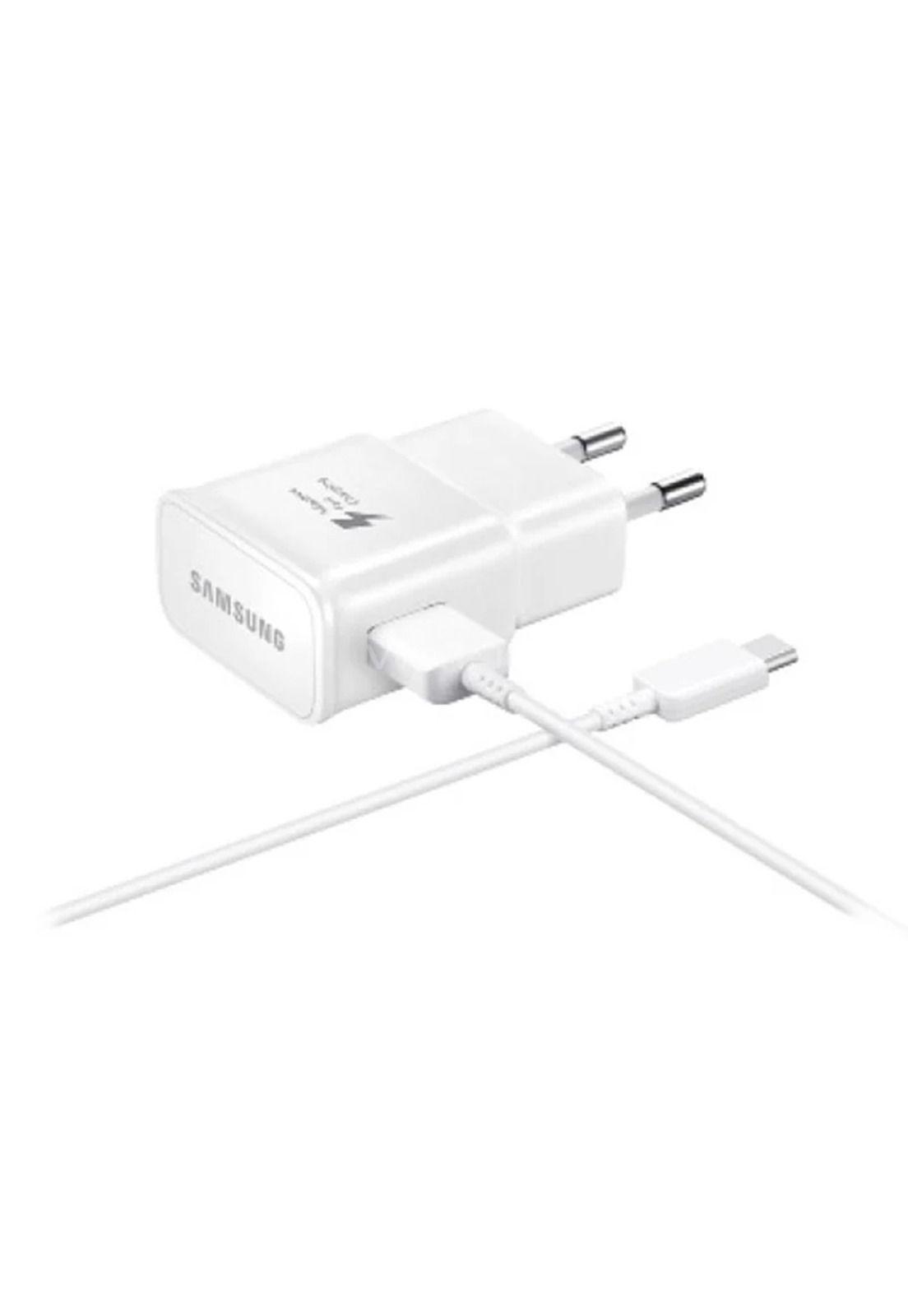 Adaptador de viaje Samsung Cargador rápido 15W y cable USB tipo C-0