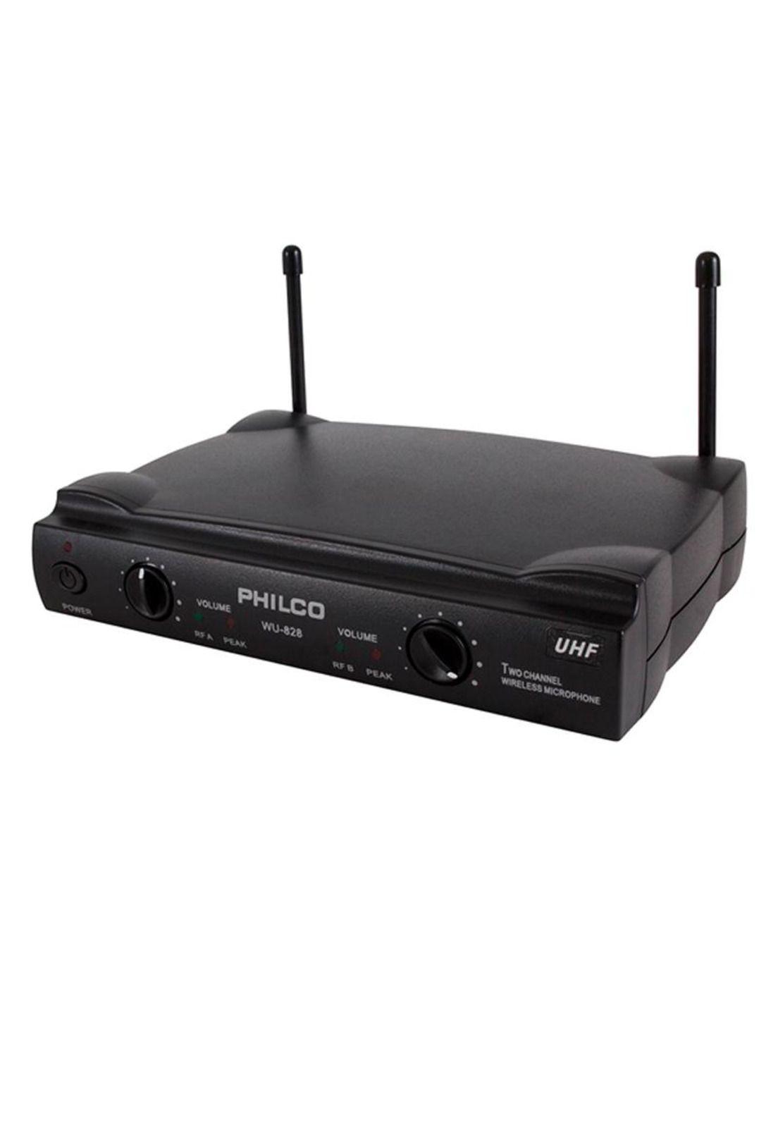 UHF Set de 2 Microfonos Inalambrico Philco-2