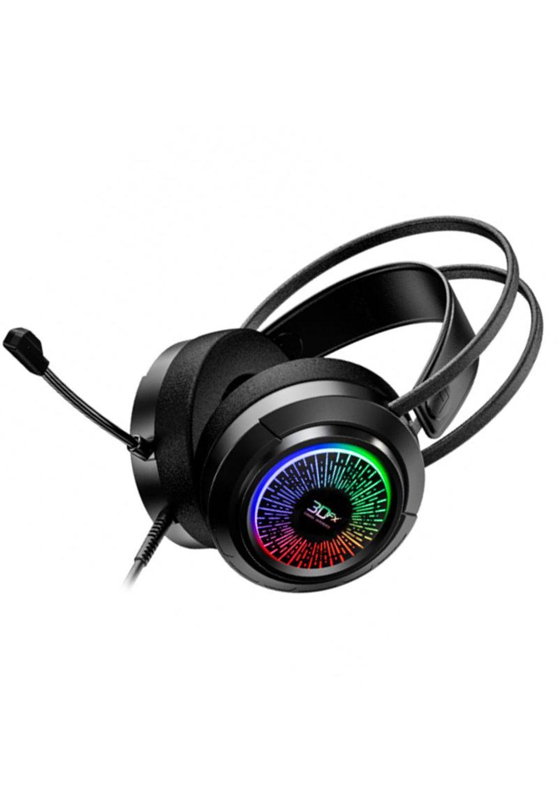 Audífonos Gamer Gh-600 Alámbricos Rgb 3dfx Mlab-0