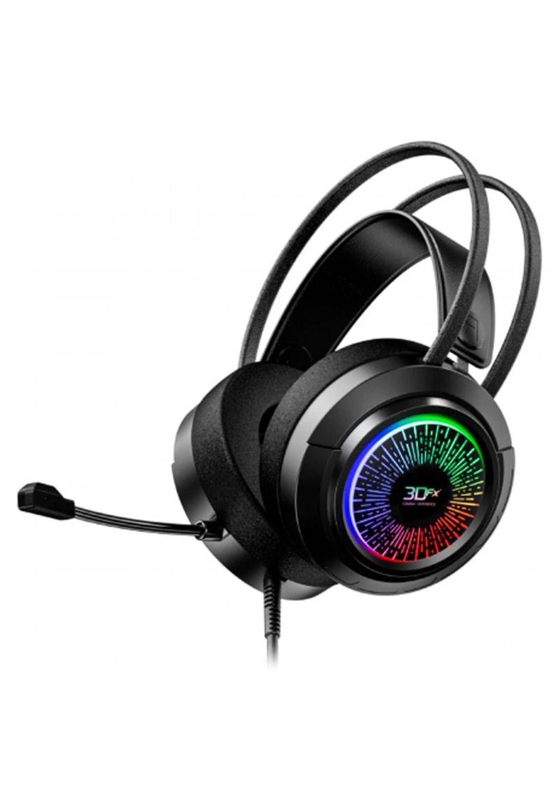 Audífonos Gamer Gh-600 Alámbricos Rgb 3dfx Mlab-2