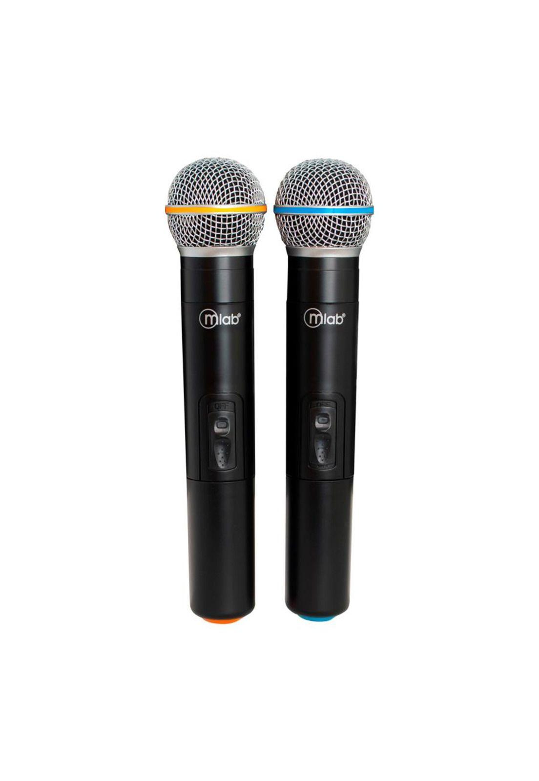 Microfono Inalámbrico Dual Uhf Mlab-2