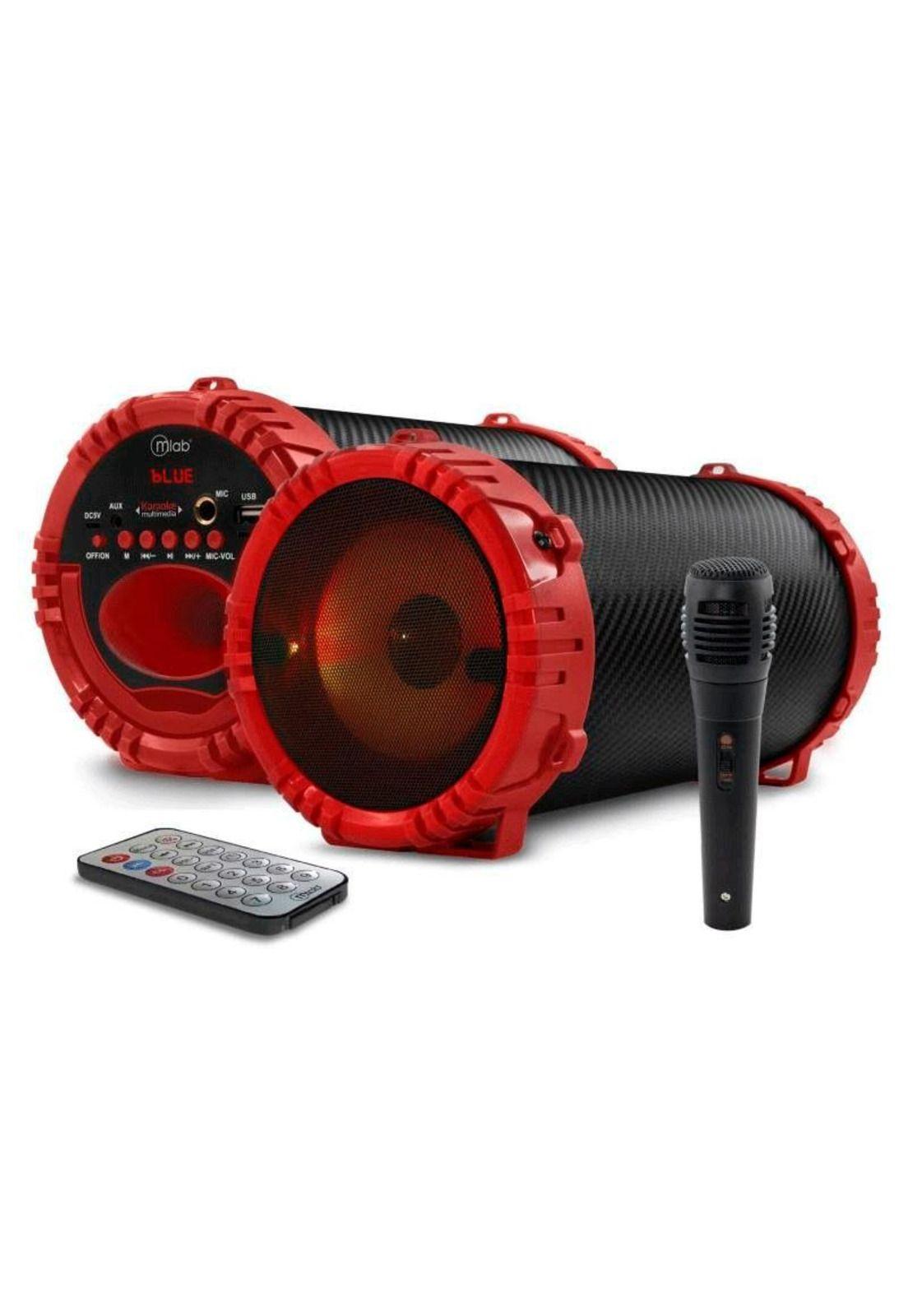 Parlante Bluetooth Recargable Mlab 7583 ZUKAKARAOKE + Micrófono-0