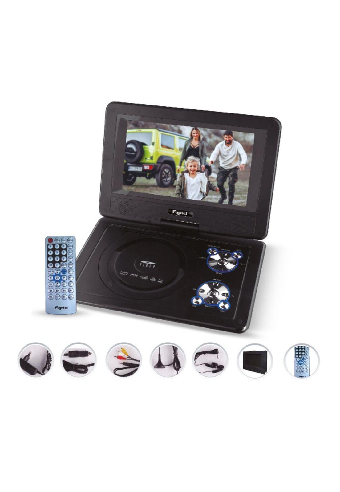 DVD Portatil 8.5 TV Análoga Pantalla 270° Fujitel-0