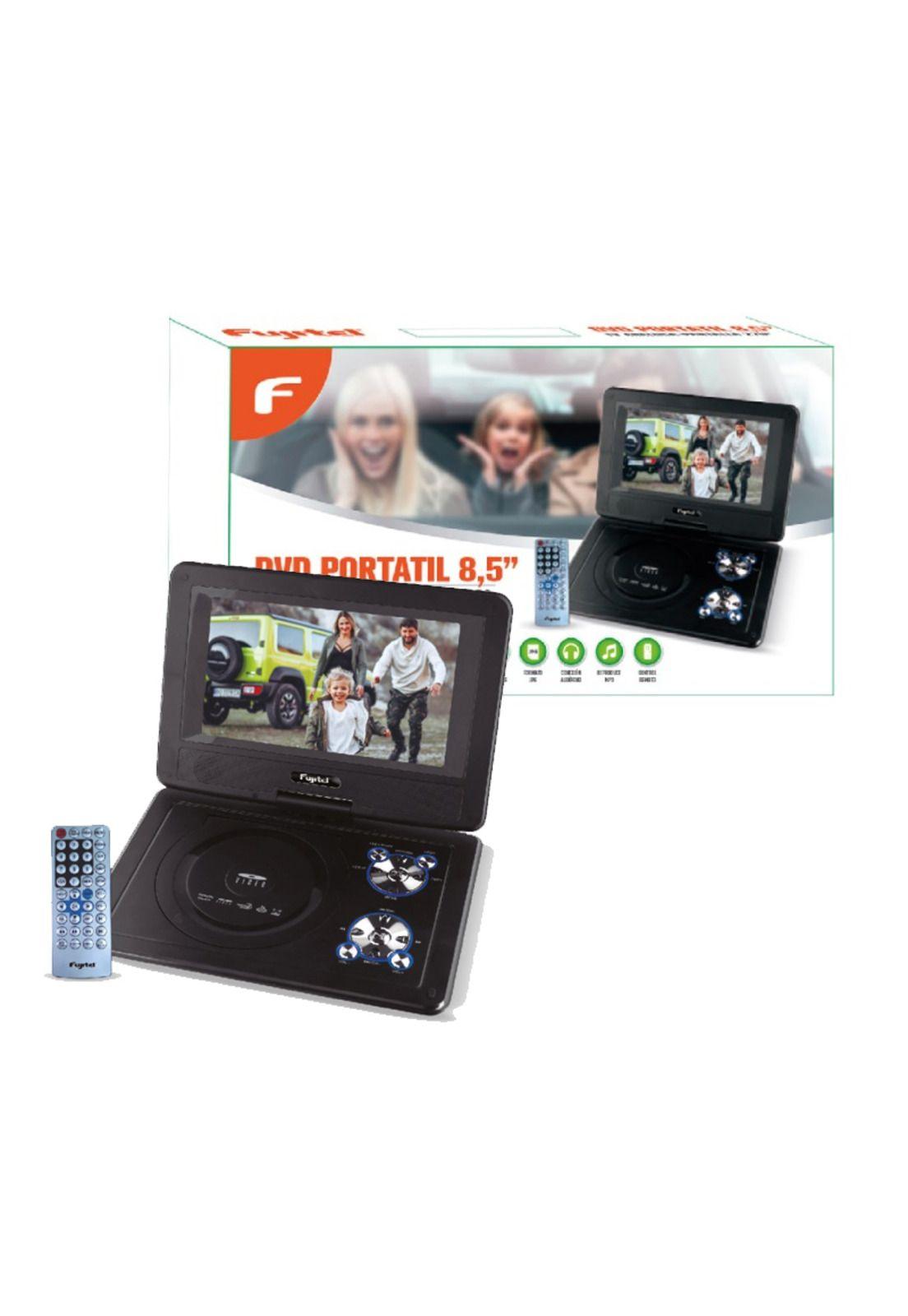 DVD Portatil 8.5 TV Análoga Pantalla 270° Fujitel-1