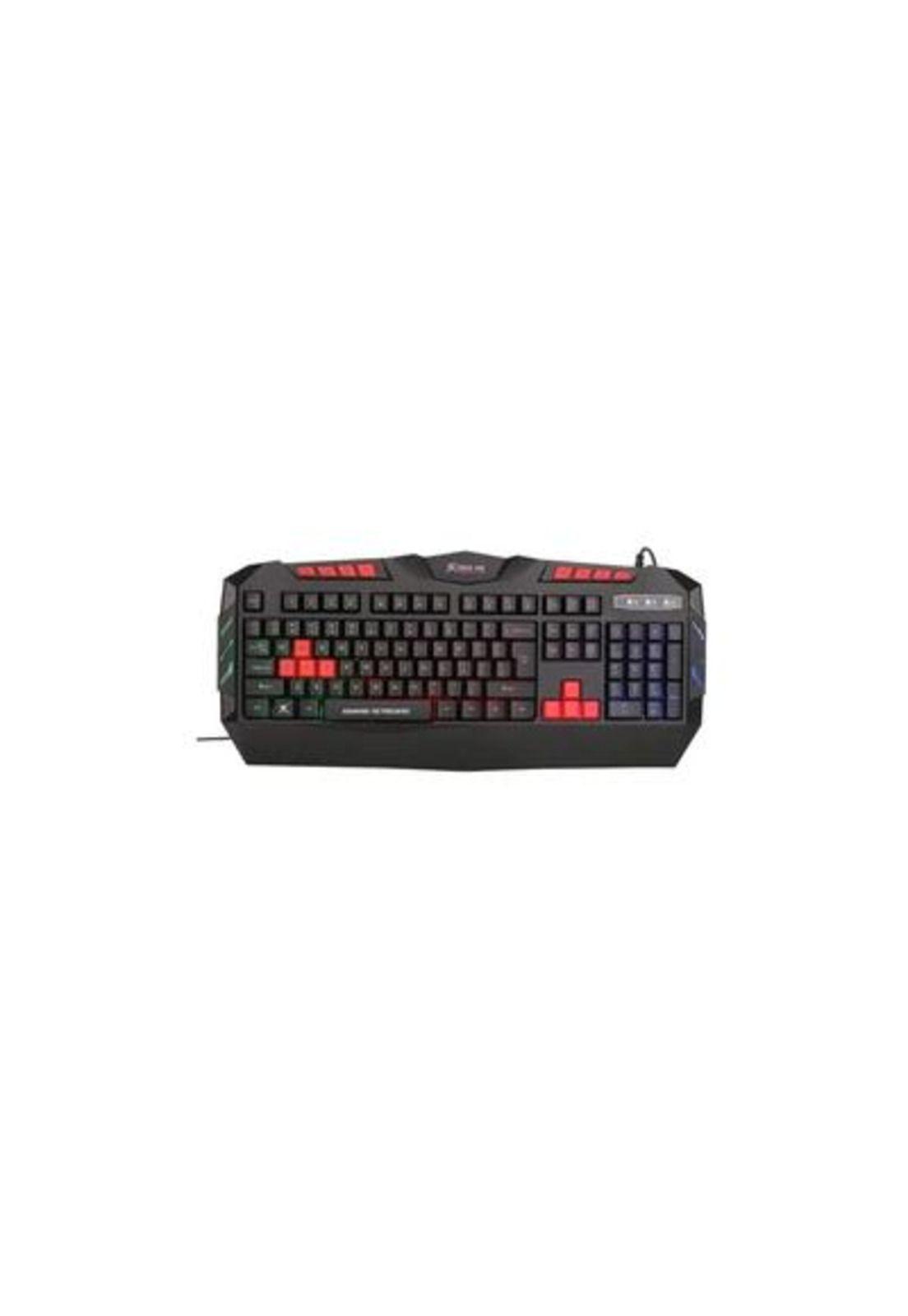 Kit Combo Teclado Y Mouse Gamer Xtrike Me 2400 Dpi Fx-2