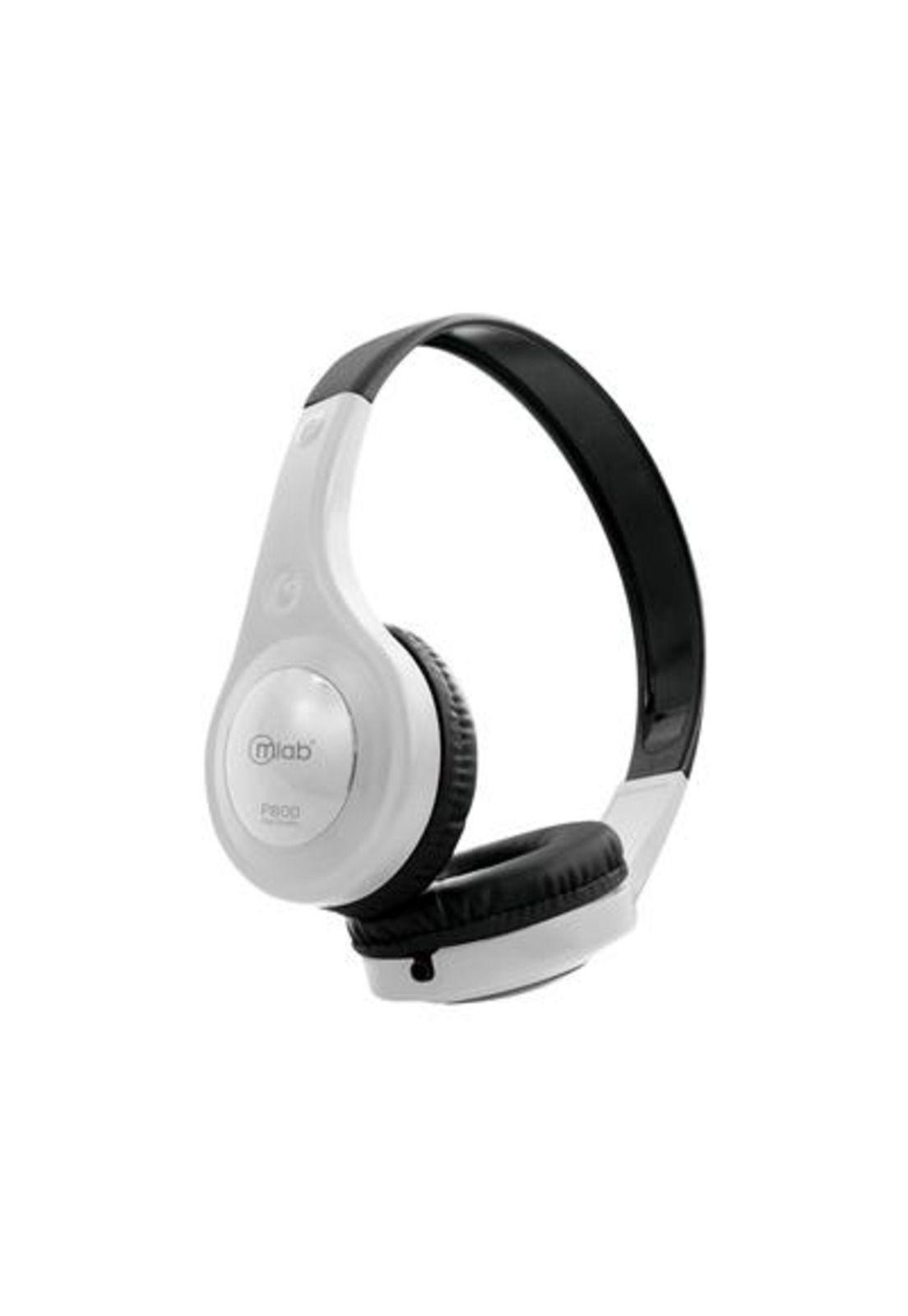 Audifonos Mlab P800 Headband Powerbass Jack 3.5mm Blanco-3