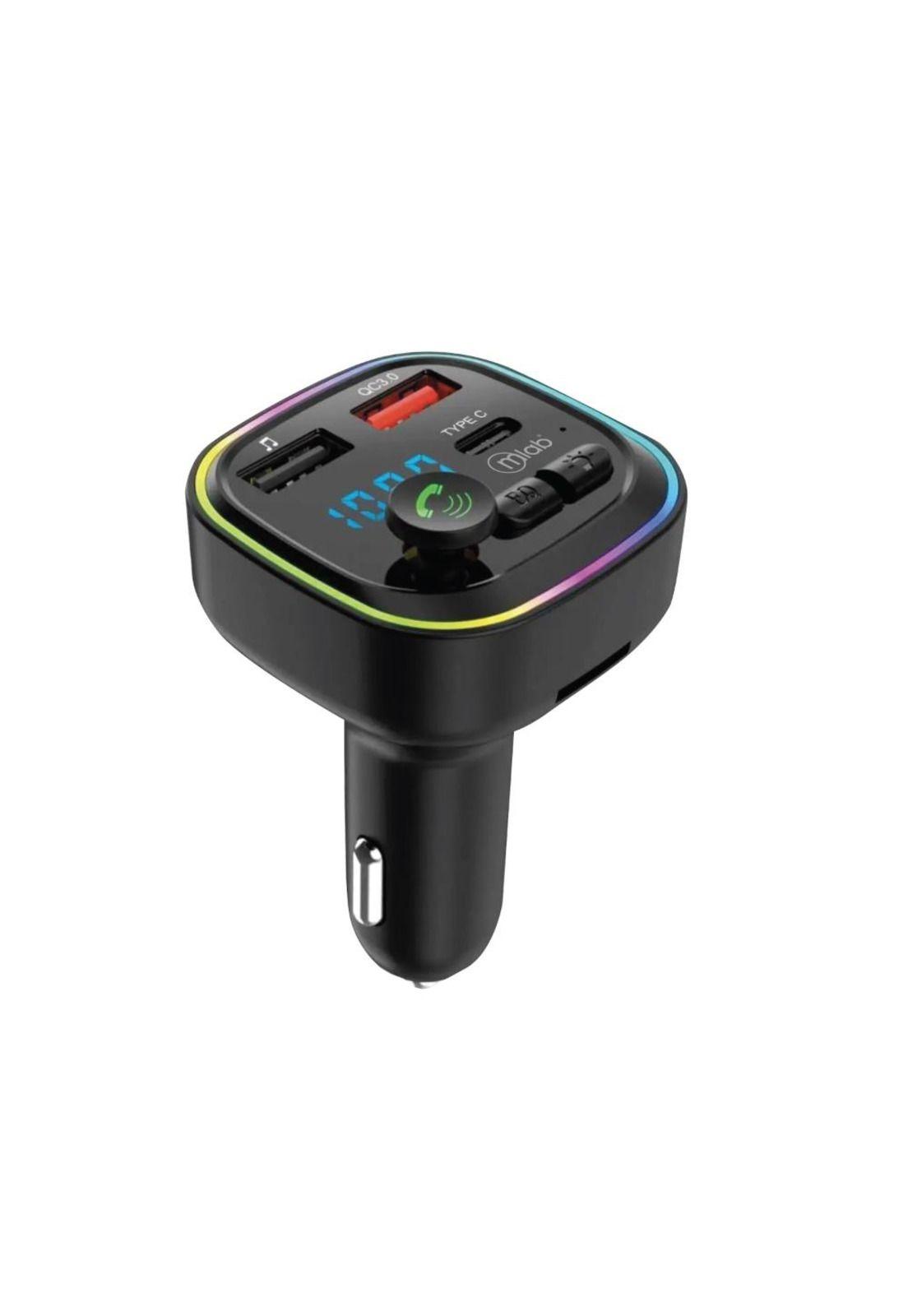 Transmisor MLAB FM BT 12V-24V + Cargador Rápido 20W 2USB-6
