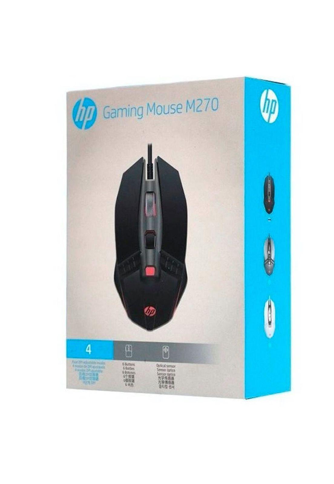 Mouse Gamer Hp M270 2400 Dpi -3