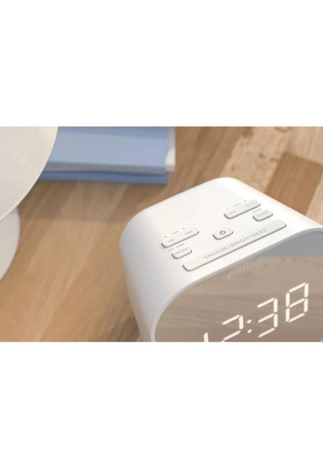 Radio Reloj Despertador Philips TAR4406 Espejo-5