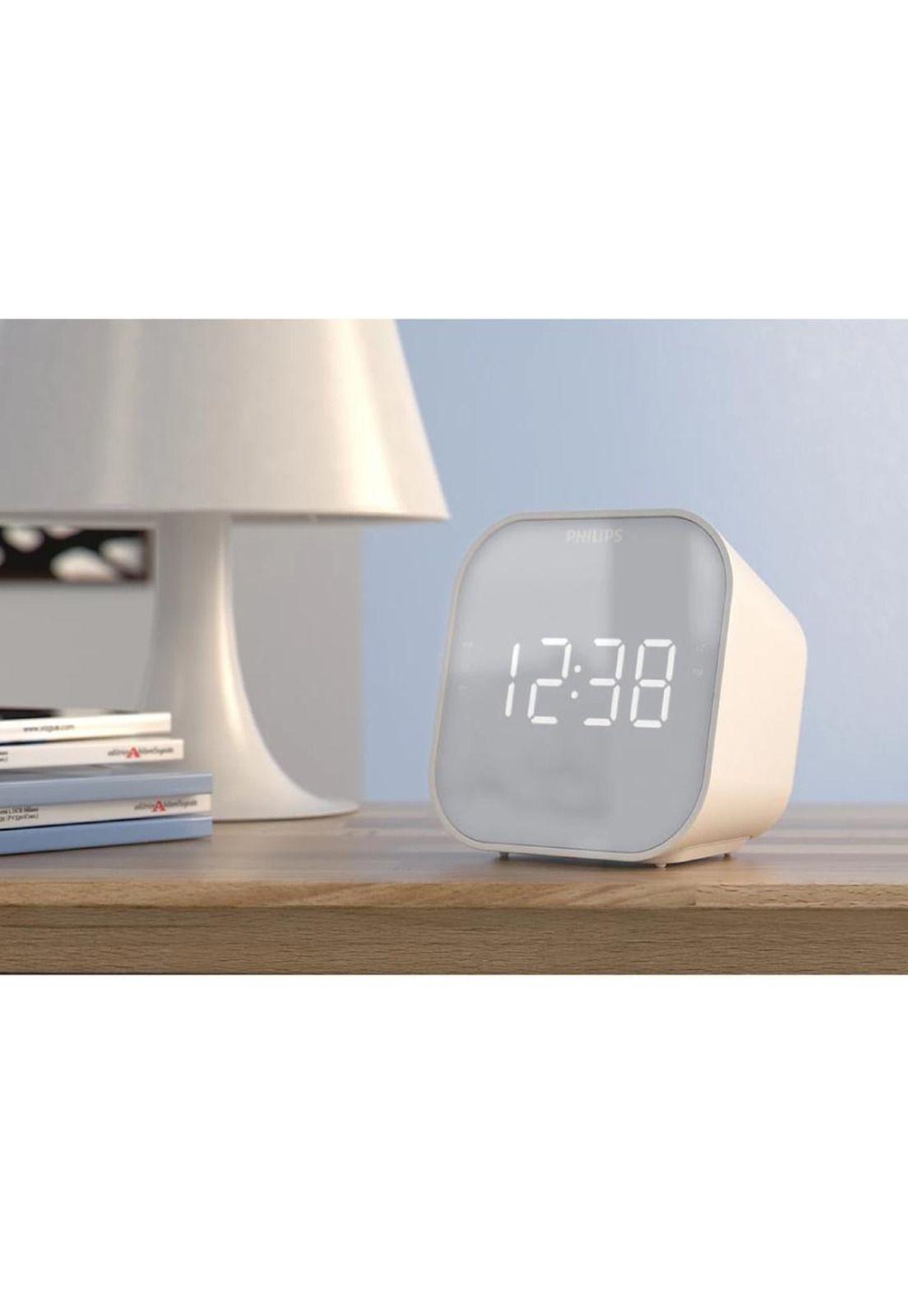 Radio Reloj Despertador Philips TAR4406 Espejo-6