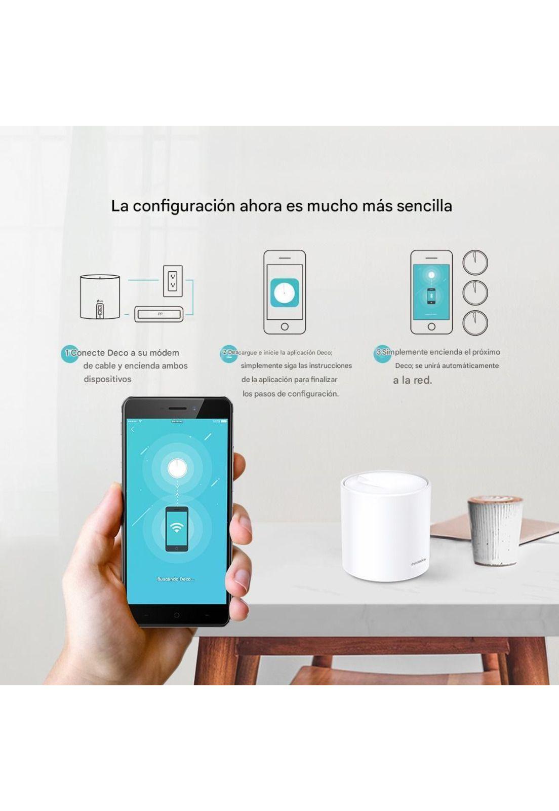 Sistema Wi-Fi 6 Mesh AI para toda la casa AX1800-4