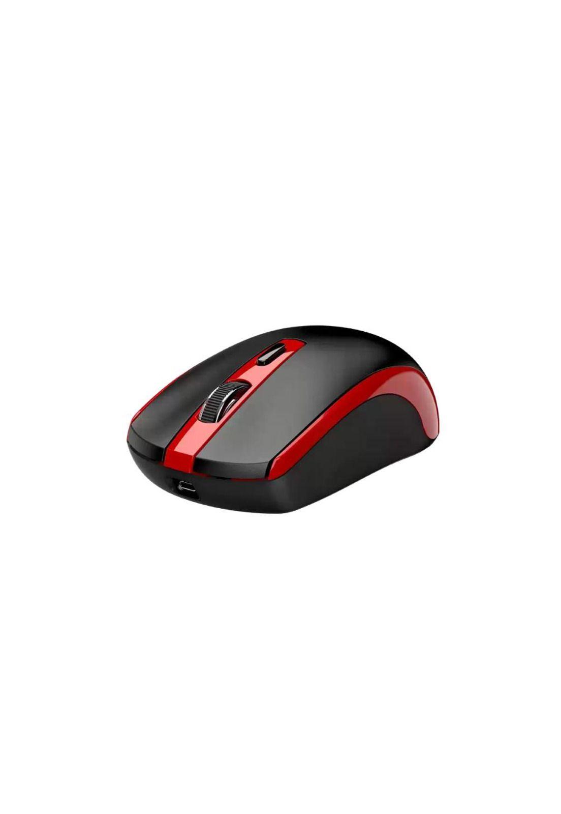Mouse Inalámbrico Genius ECO-8150 2.4GHz Recargable Copilot Rojo-2