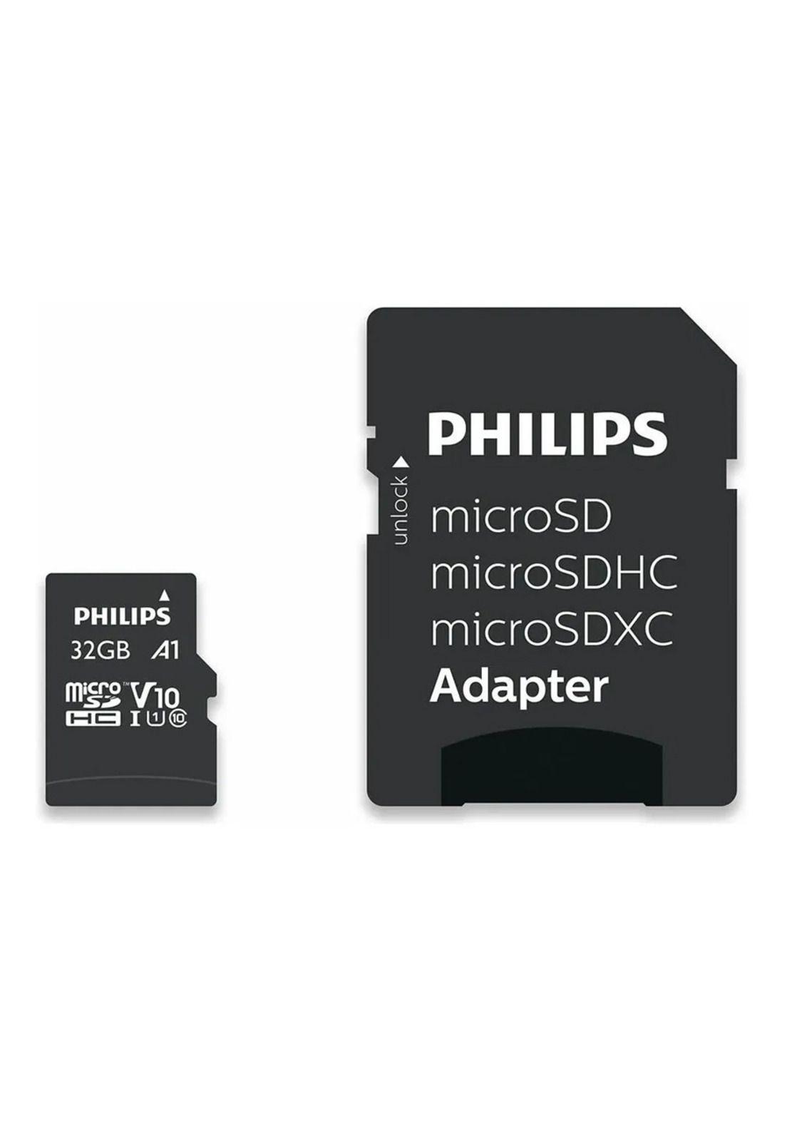 Micro SD Philips FM32MA45B/97 CLP / Clase 10 / 32GB-0