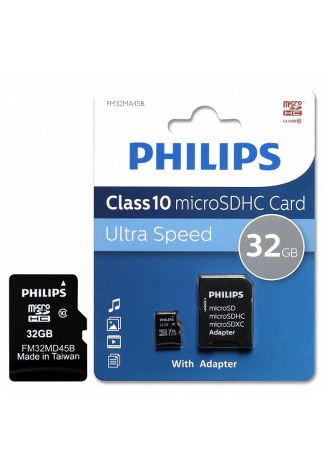 Micro SD Philips FM32MA45B/97 CLP / Clase 10 / 32GB-1