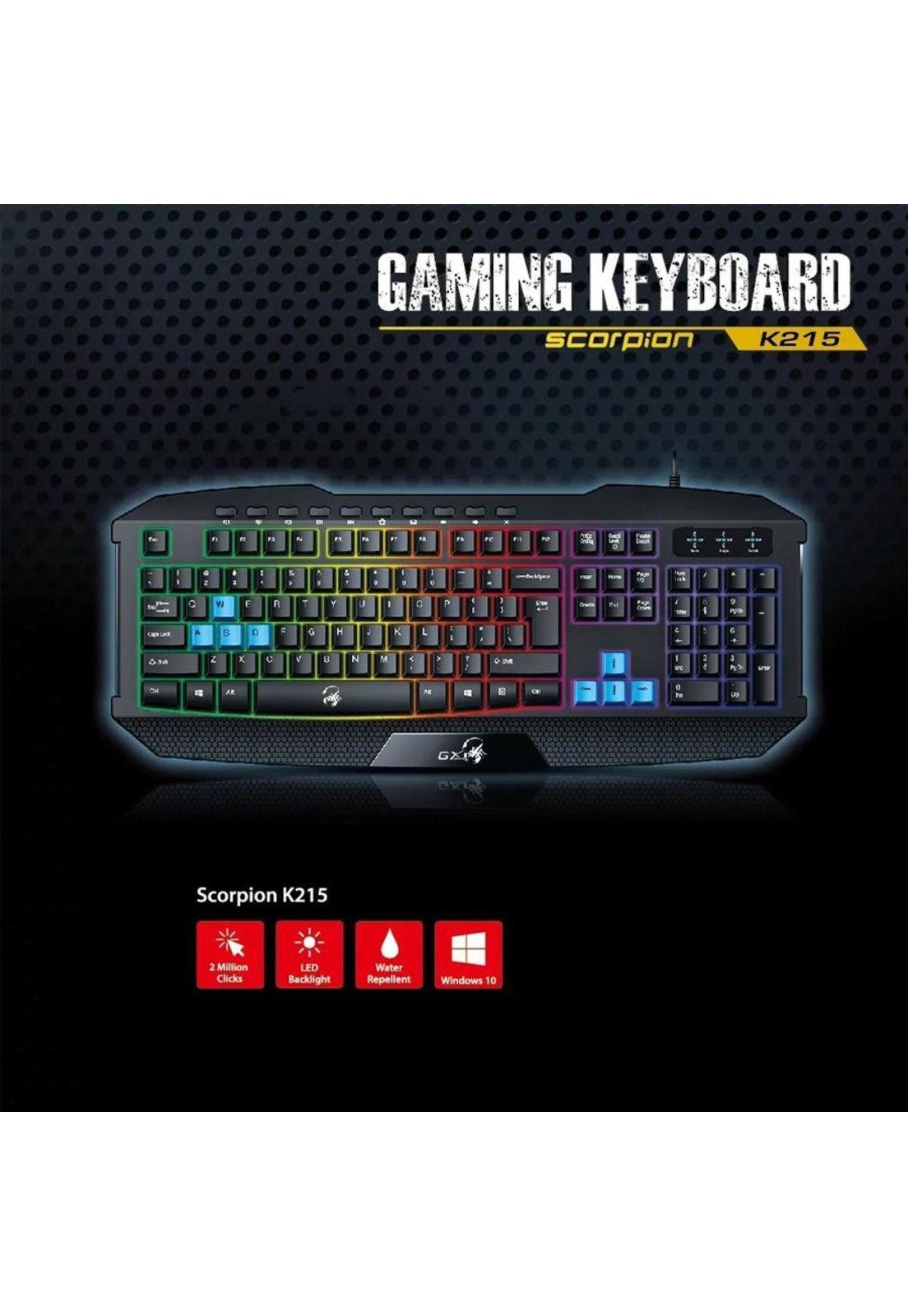 Teclado Gaming Genius K215 Scorpion-5