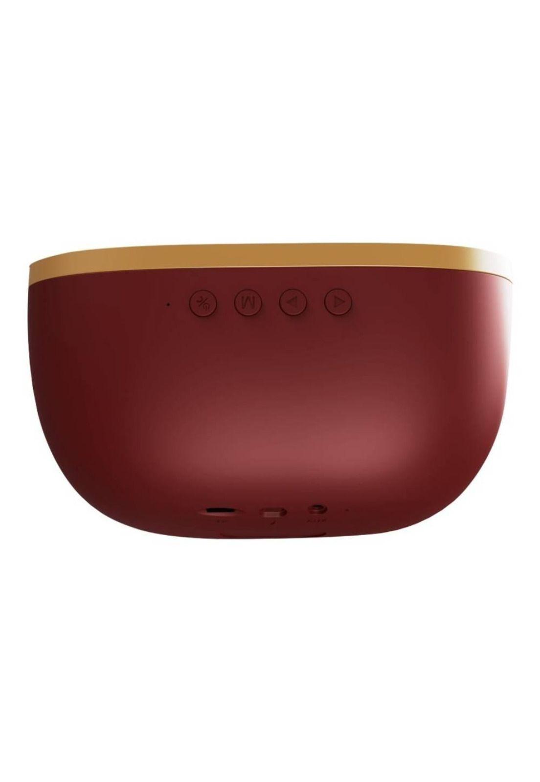 Parlante Retro AudioLab Elegante Bluetooth Speaker Burdeo 3w-2
