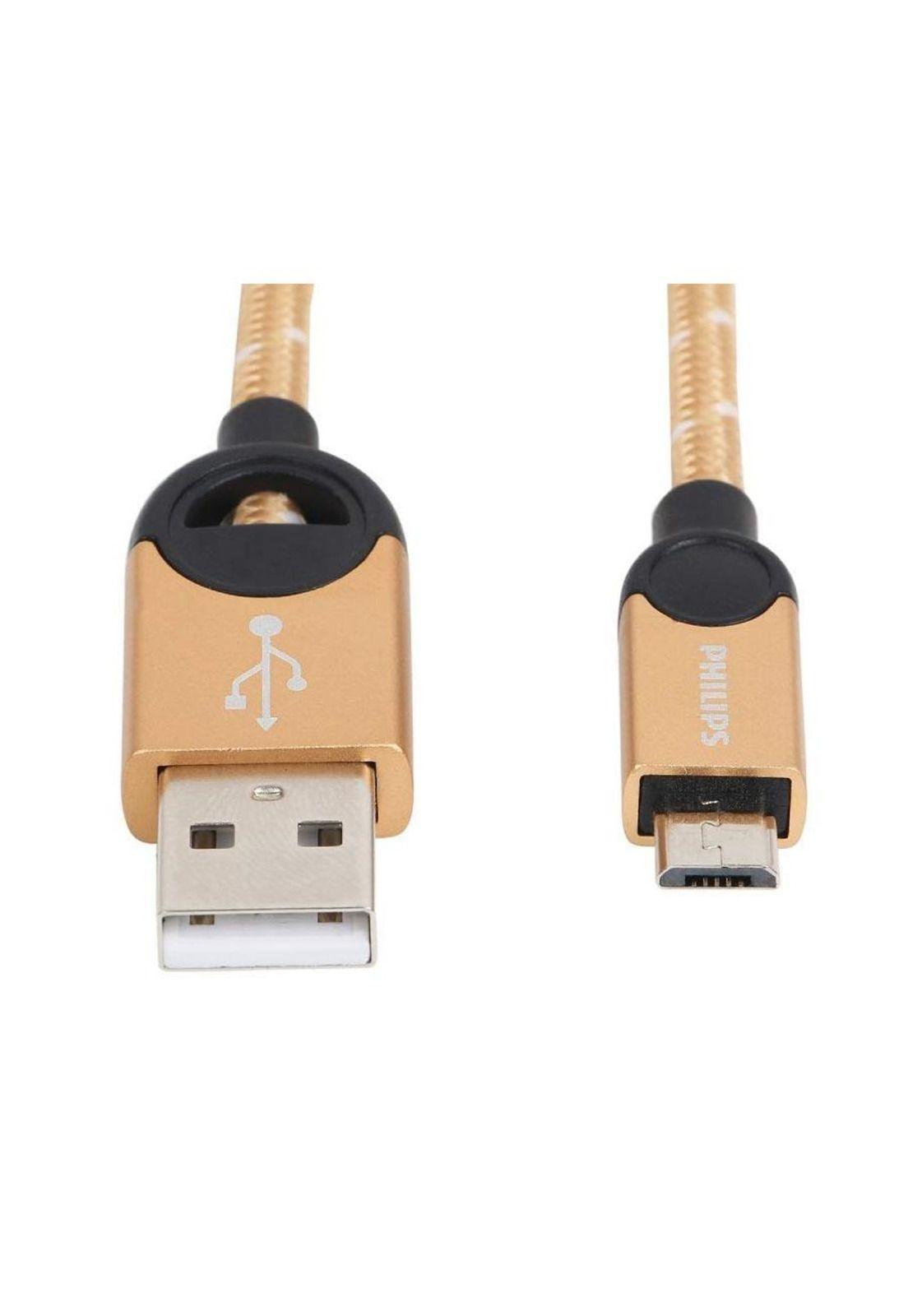 Cable Philips DLC2618G Micro USB 1.2 Mts Trenzado-3