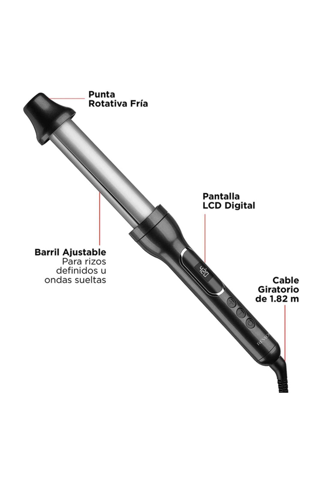 Tenaza Rizadora Revlon Rvir1183 Ceramica 1 A 1.5 Pulgadas-2