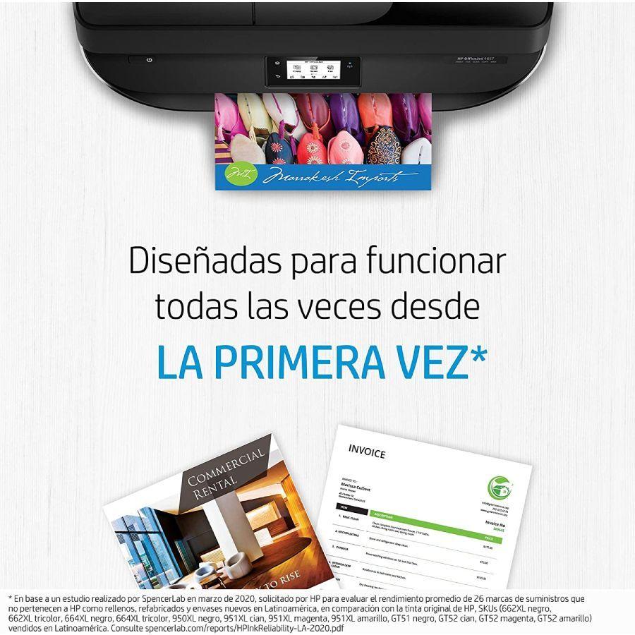 Tintas HP 667XL Tri-Color Original Ink Cartridge-2