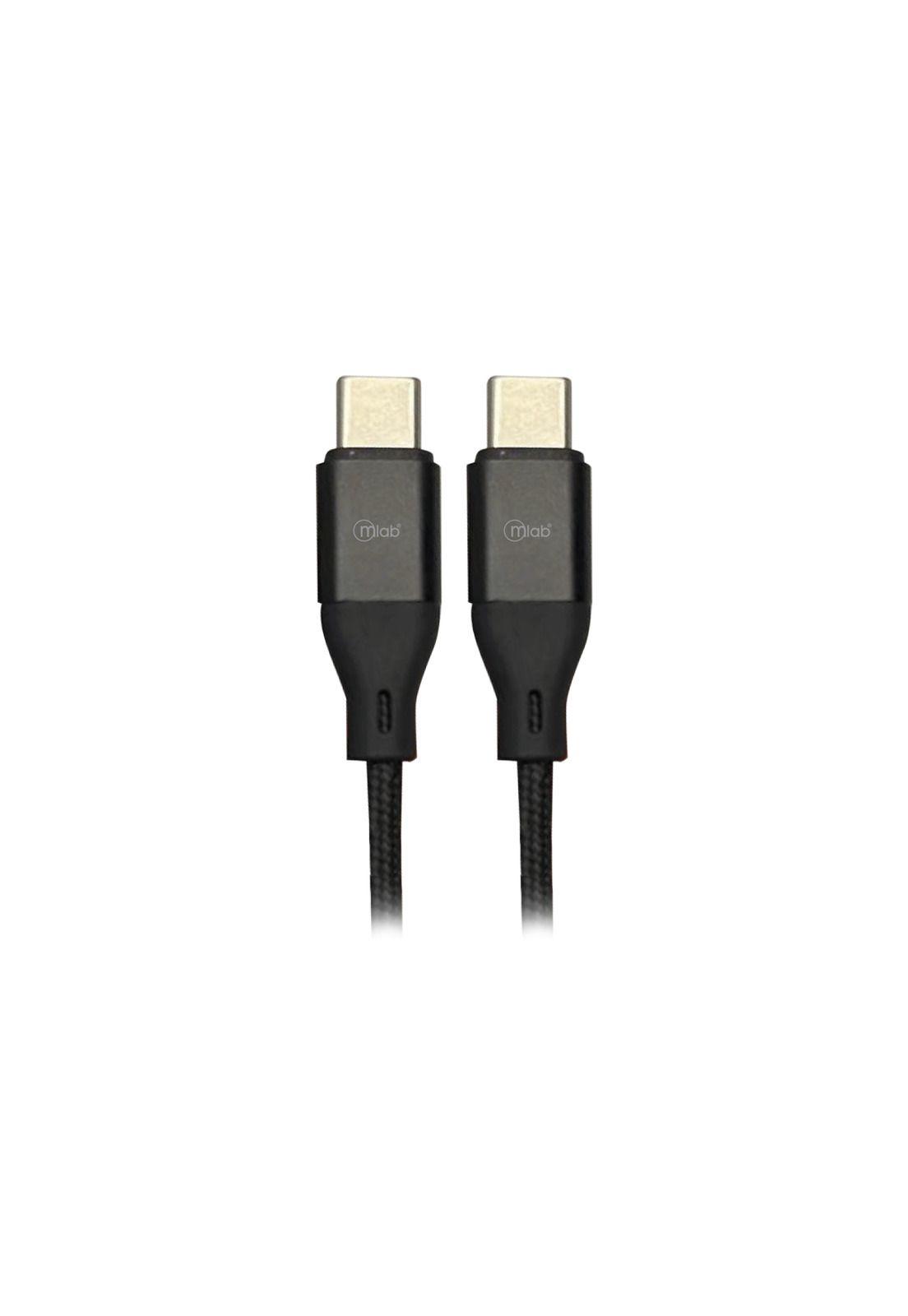 Cable tipo C a Tipo C Negro-0