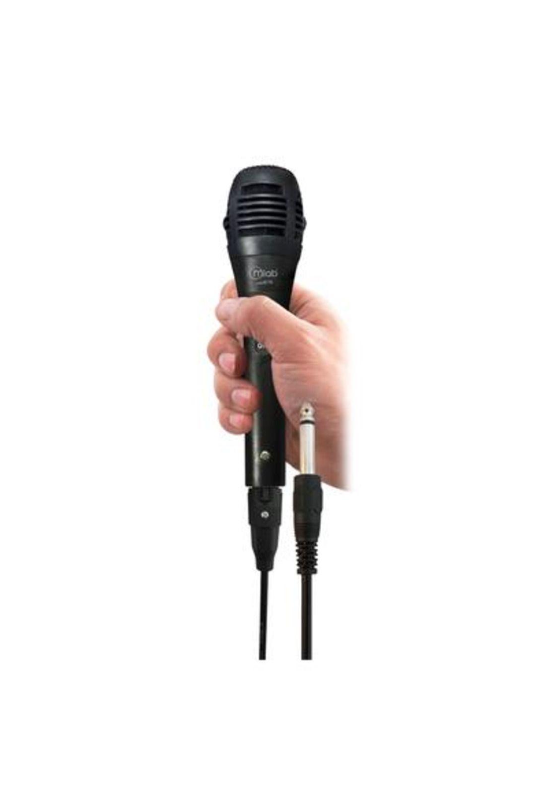 Microfono Mlab Advanced Vocal Karaoke Cardioide Color Negro-2
