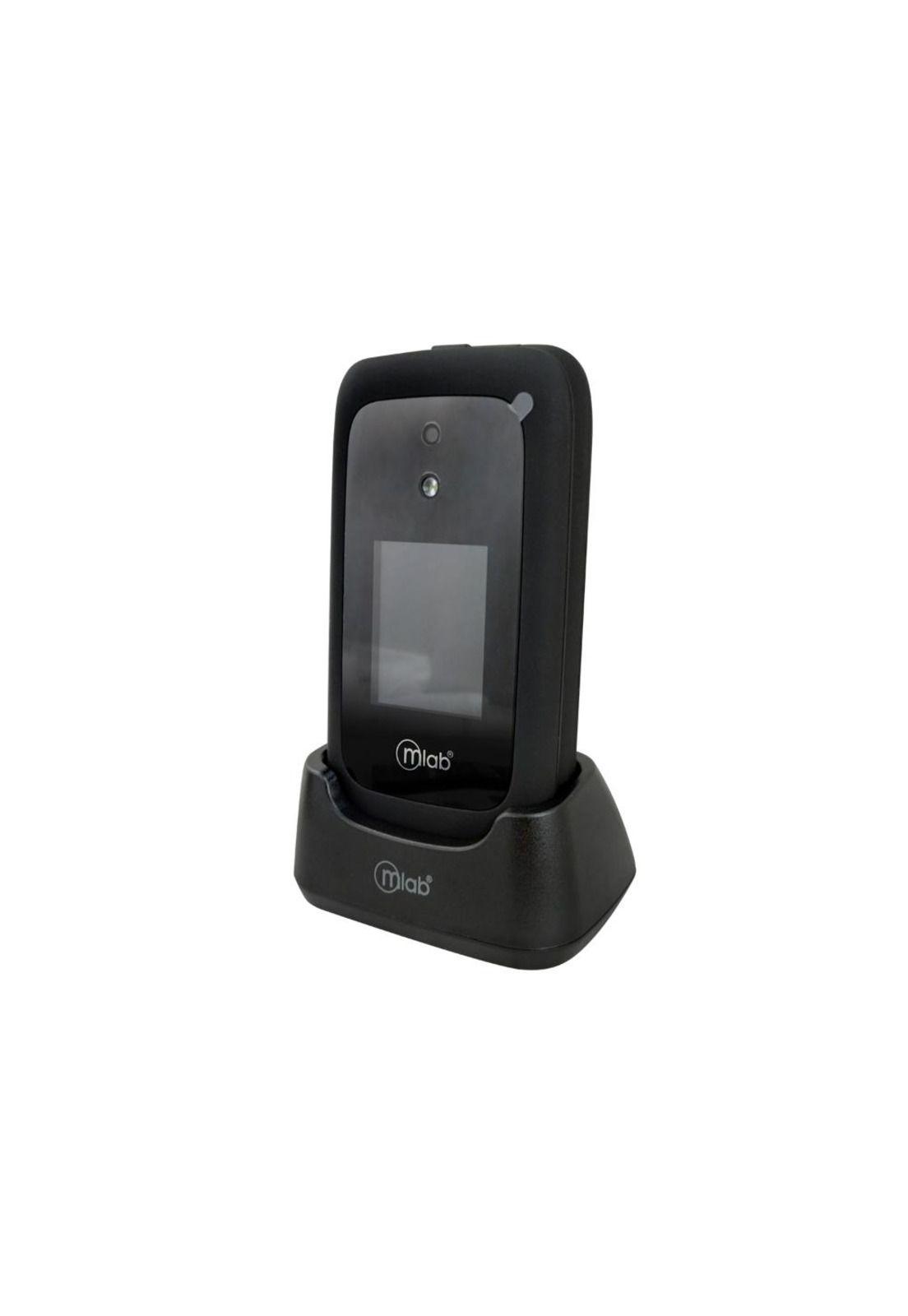 Teléfono Senior Shell 4G SOS, doble pantalla 2,8″ 1,77″ con base de carga-4