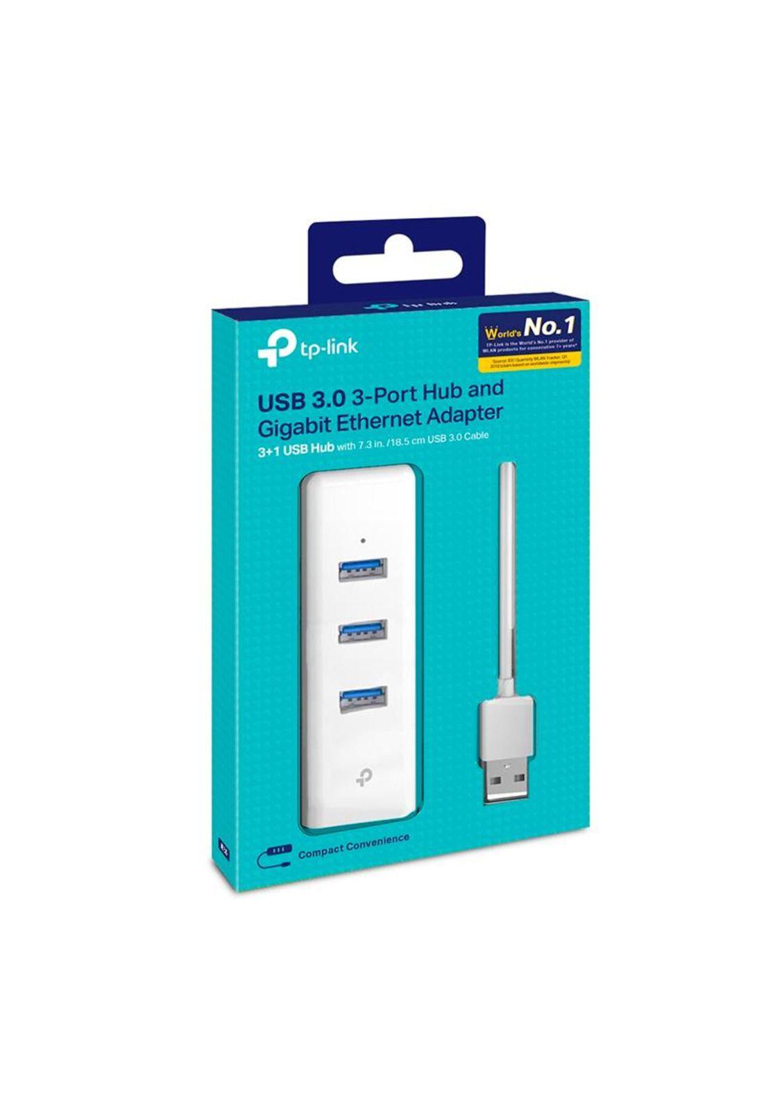 Adaptador Hub 2 en 1 Tp-Linl UE330 USB 3.0 Ethernet-3