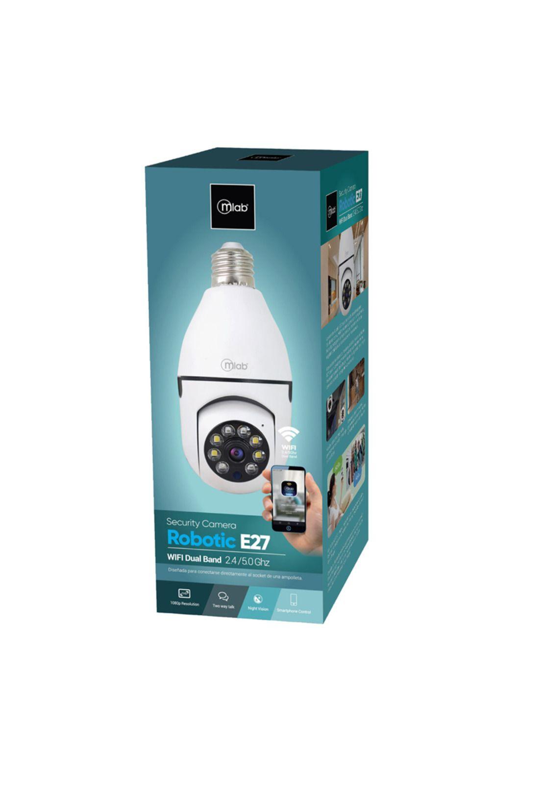 Camara de Seguridad Mlab Robotic E27 Wifi-Dual Band 2.4 /5.0 Ghz-4