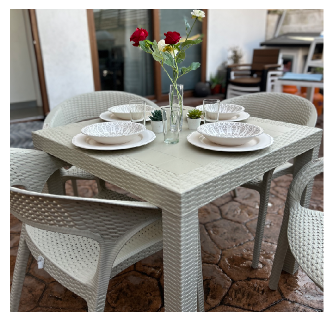 Comedor terraza zapallar 4 personas textura ratan beige-1
