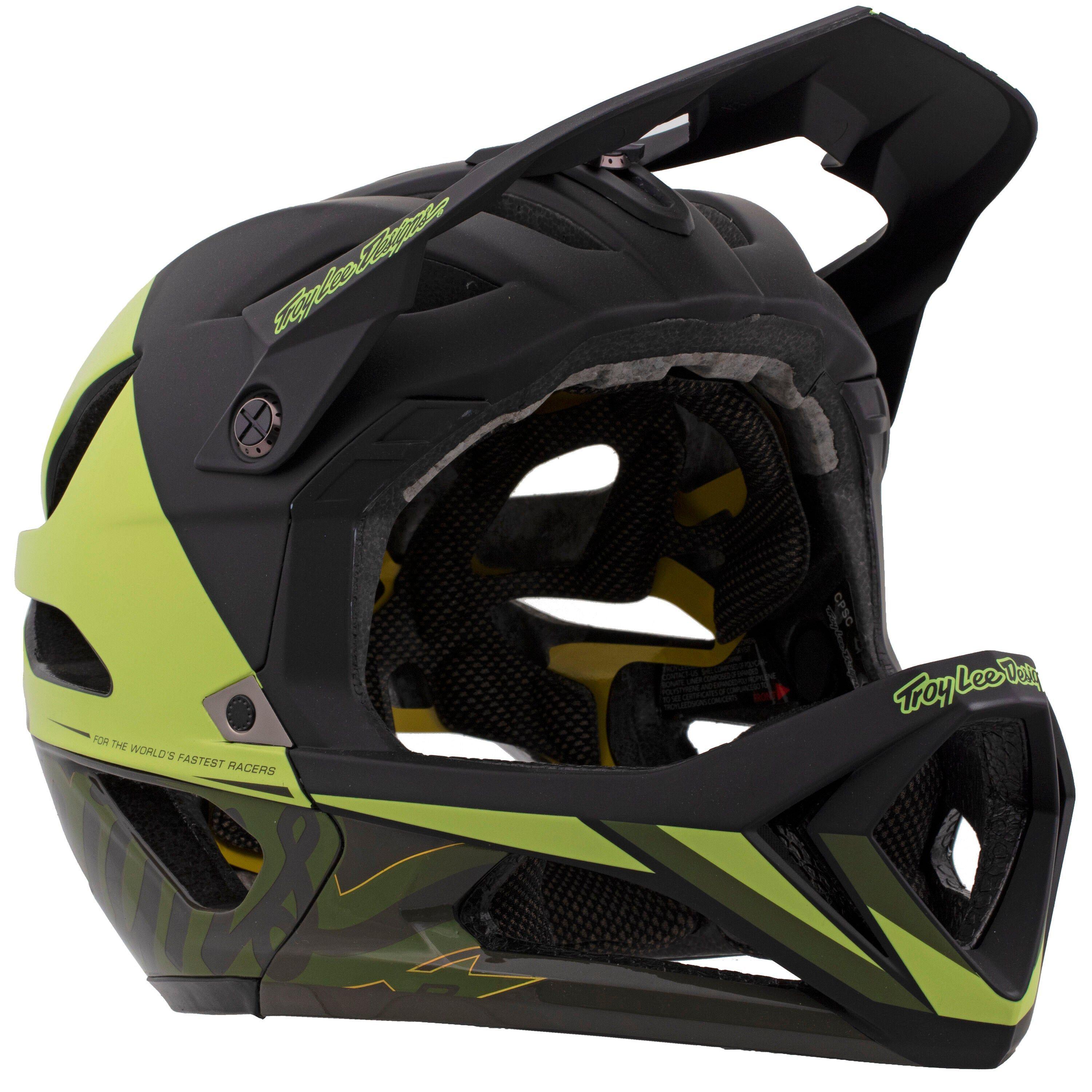 Casco de Bicicleta Stage MIPS Nova Glo Black/Yellow Troy Lee Designs-2
