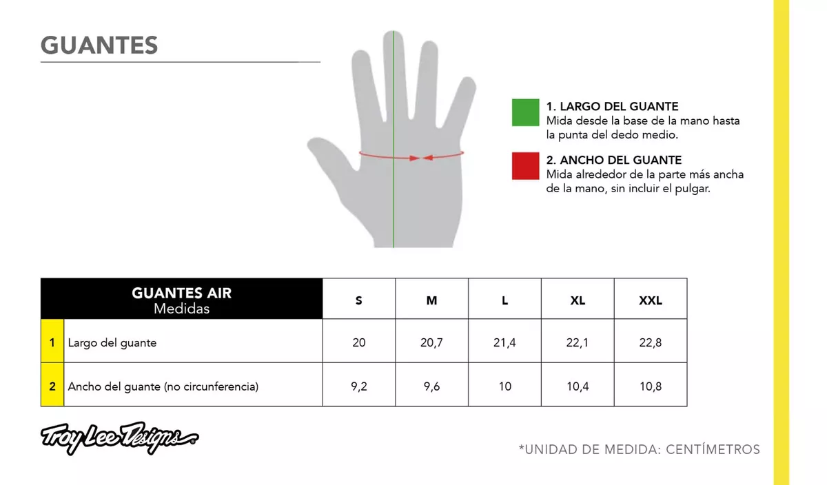 Guantes De Moto Air Solid Negro Troy Lee Designs-2
