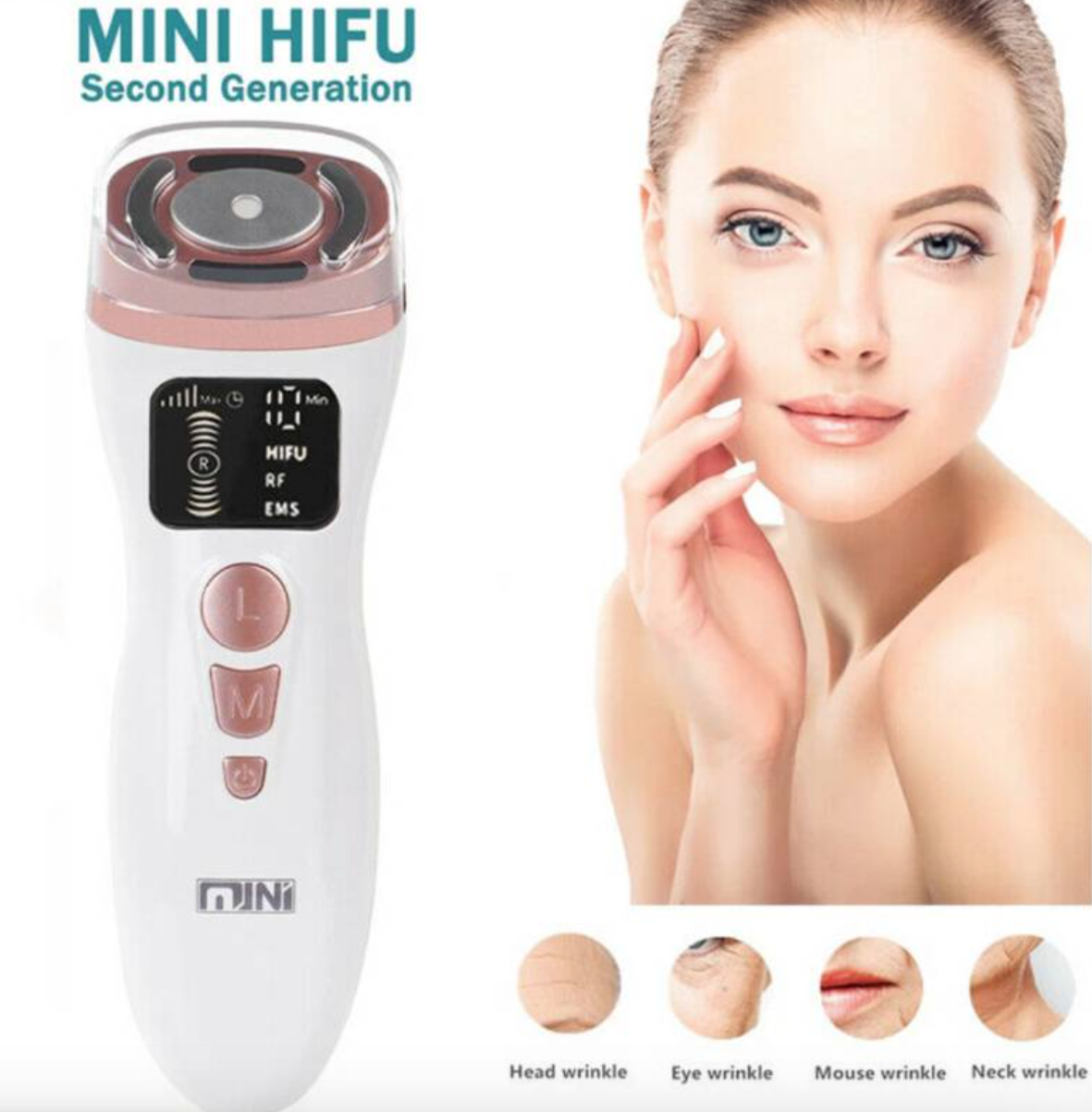 Mini Hifu Facial 2nd Generation + Gel conductor con colágeno-0