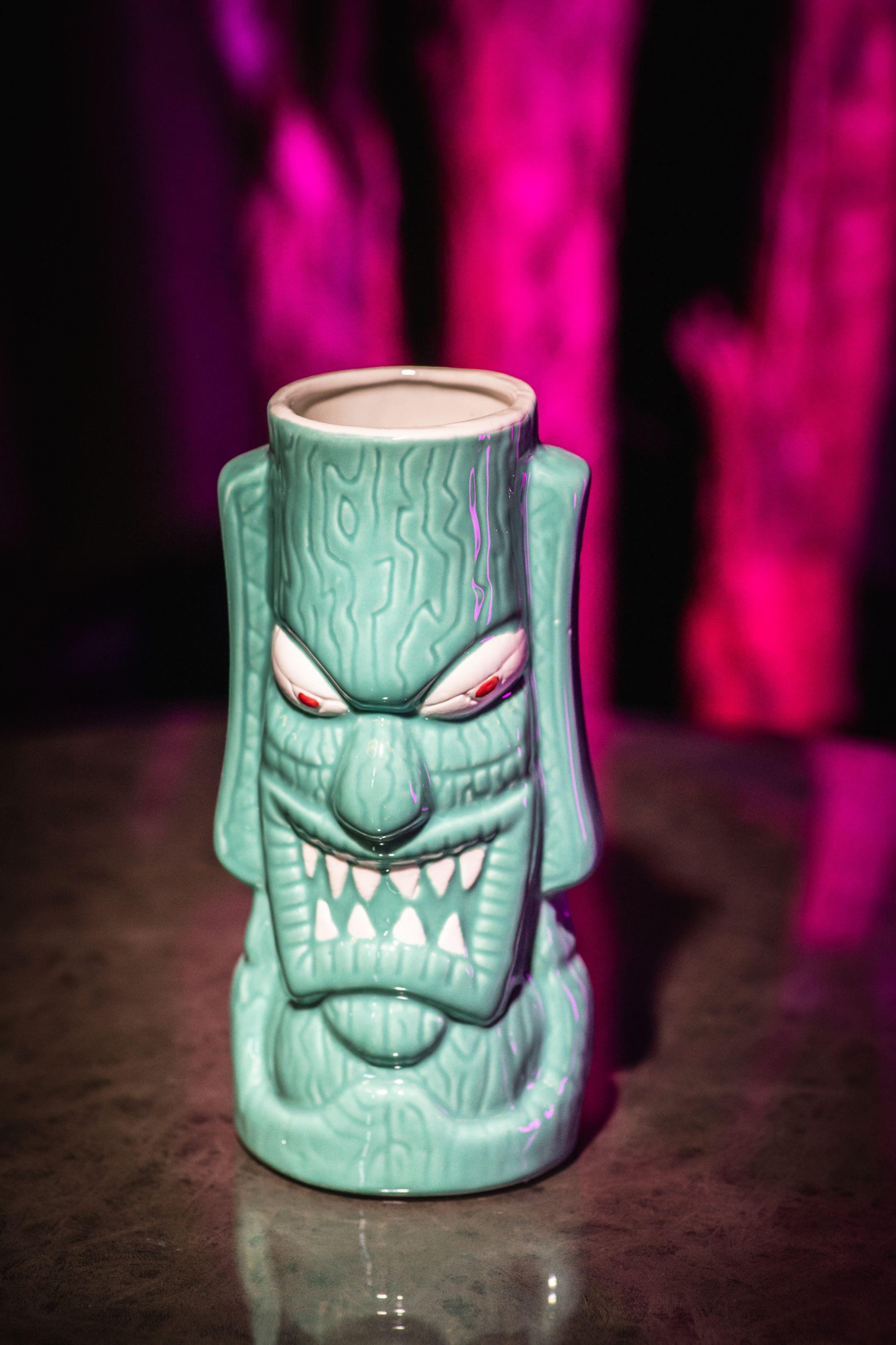 Tazas Tiki Satán, Vaso Cerámica 500 ML Cóctel, Pub, Hawai-2