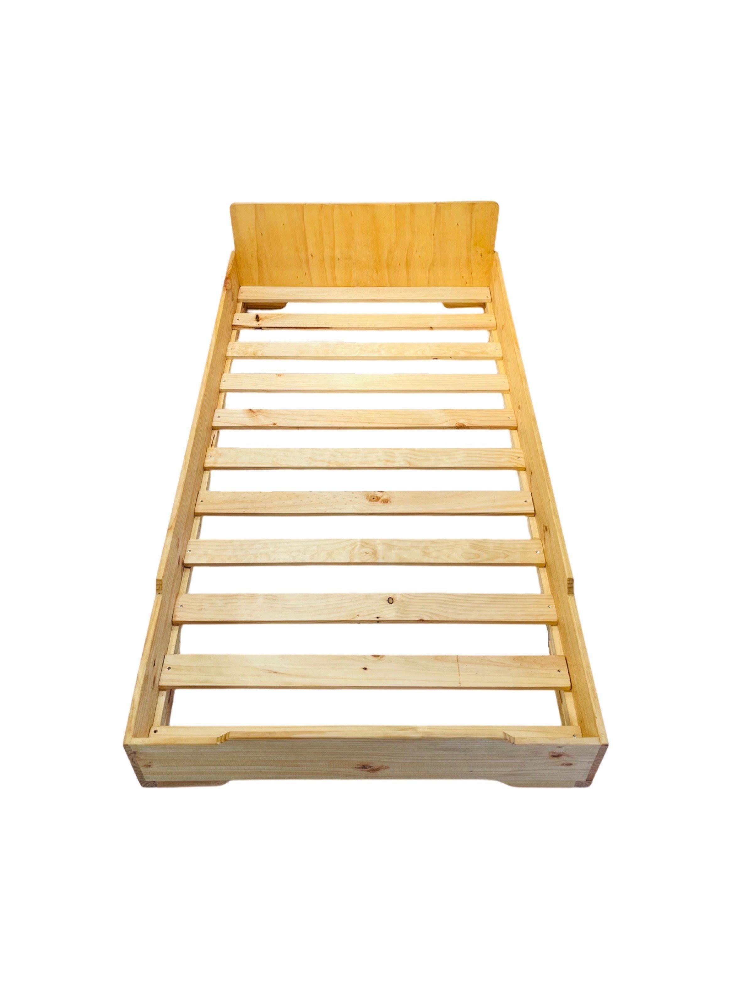 Cama Infantil Montessori 1,5 Plaza 200 cm Transición-5